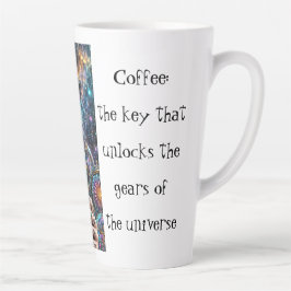 "Kosmic Steampunk Milchtasse