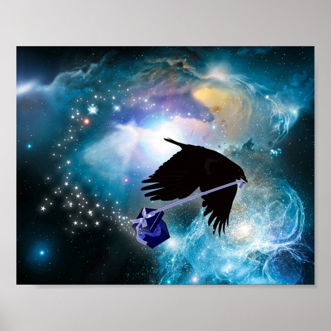KOSMIK CROW POSTER (Vorne)