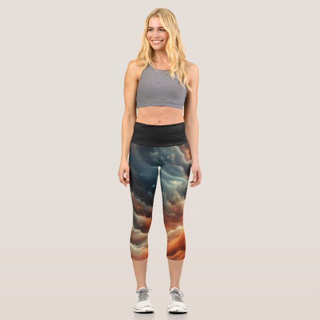kosmisch capri leggings (Vorderseite)