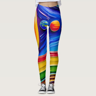 kosmisch Inspiriert Leggings