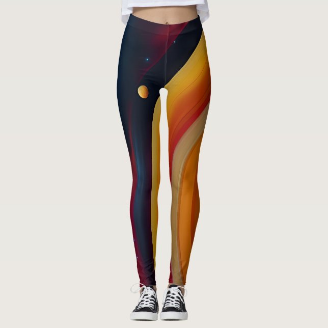 kosmisch Inspiriert Leggings (Vorderseite)
