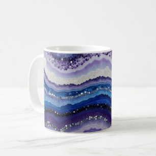 Kosmische Agate Waves Kaffeetasse