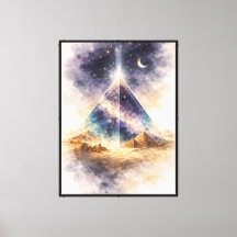 Kosmische ägyptische Pyramidenkunst, altes Ägypten