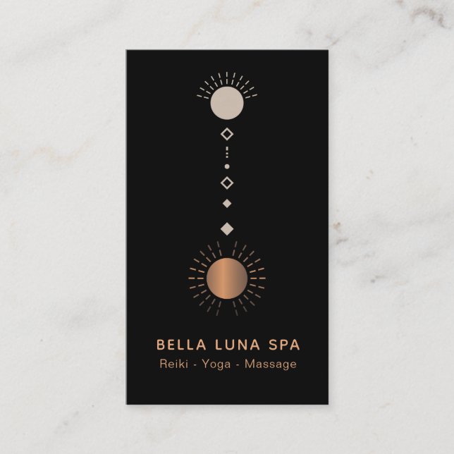 *~* Kosmische Alchemy Universum Shaman Sun Totem Visitenkarte (Vorderseite)