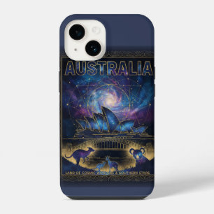 Kosmische Australien Sydney Himmels Kunst iPhone 14 Hülle