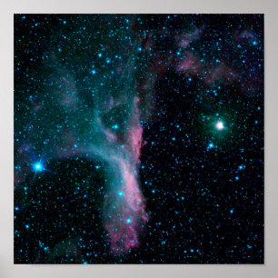 Kosmische Ballerina in der Raum NASA Poster