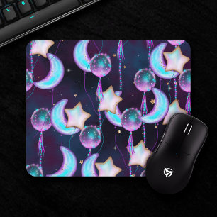 Kosmische Ballons   Planeten der Lila Mond-Sterne Mousepad