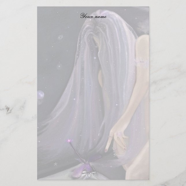 Kosmische Begegnung Briefpapier (Vorderseite)