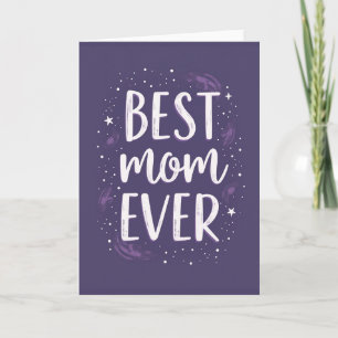 Kosmische beste Mama ever Karte