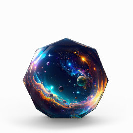 Kosmische Blase Galaxie Fantasy Art Fotoblock