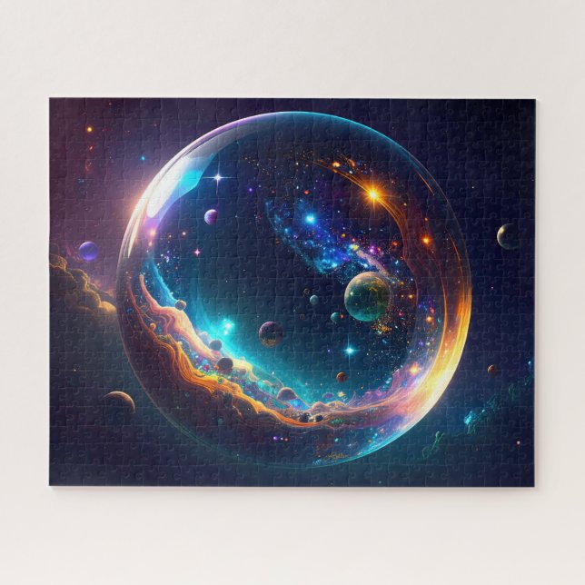 Kosmische Blase Galaxie Fantasy Art Puzzle (Horizontal)