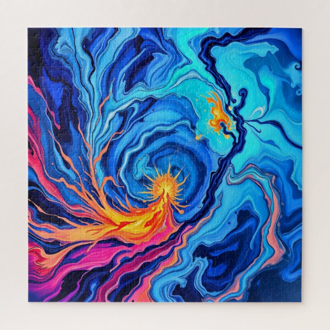 Kosmische Blaze Puzzle (Vertikal)