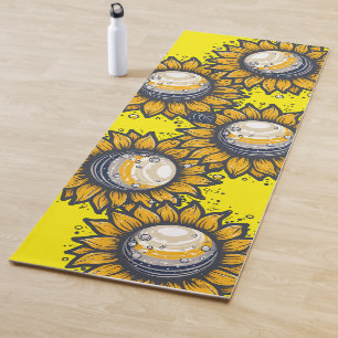 Kosmische Blume Yogamatte
