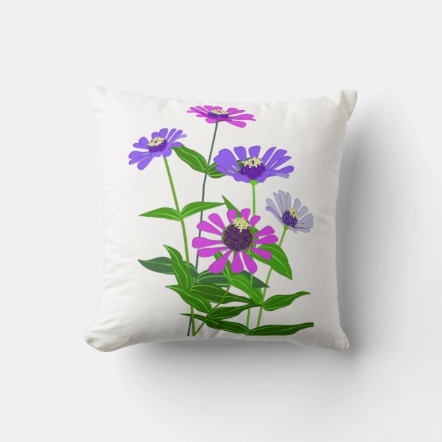 Kosmische Blumenkunst Kissen (Vorderseite)