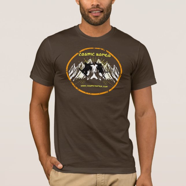 kosmische Bongo Ski und Snowboard T - Shirts (Vorderseite)