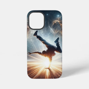 Kosmische Breakdancer-Kunst – Galaxy Hip Hop Tanz iPhone 12 Mini Hülle