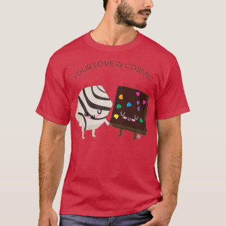 Kosmische Brownie und Zebra T-Shirt