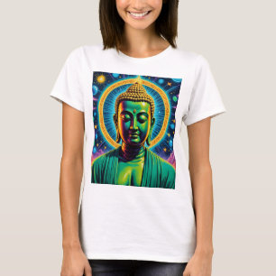 Kosmische Buddha-Erleuchtung Spirituelles T-Shirt