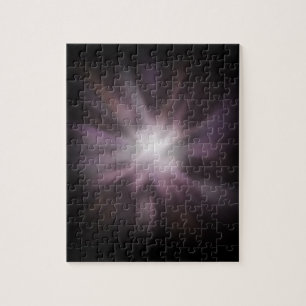Kosmische Burst-Kunst Puzzle