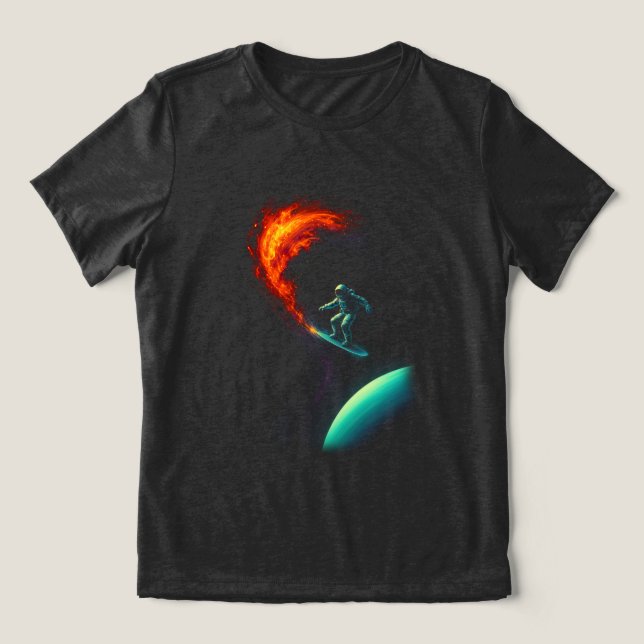 Kosmische Divergenz Tri-Blend Shirt (Design Vorderseite)
