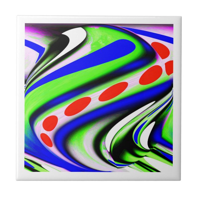 Kosmische Drehung Fliese (Vorderseite)