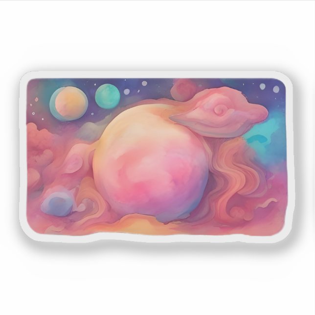 Kosmische Drift Aufkleber (Vorderseite)