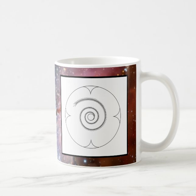 Kosmische Elektromagnetische Lebensenergie Kaffeetasse (Rechts)
