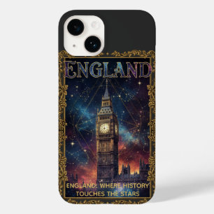 Kosmische England Big Ben Himmels Kunst Case-Mate iPhone 14 Hülle