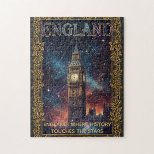 Kosmische englische Big Ben-Himmels kunst Puzzle