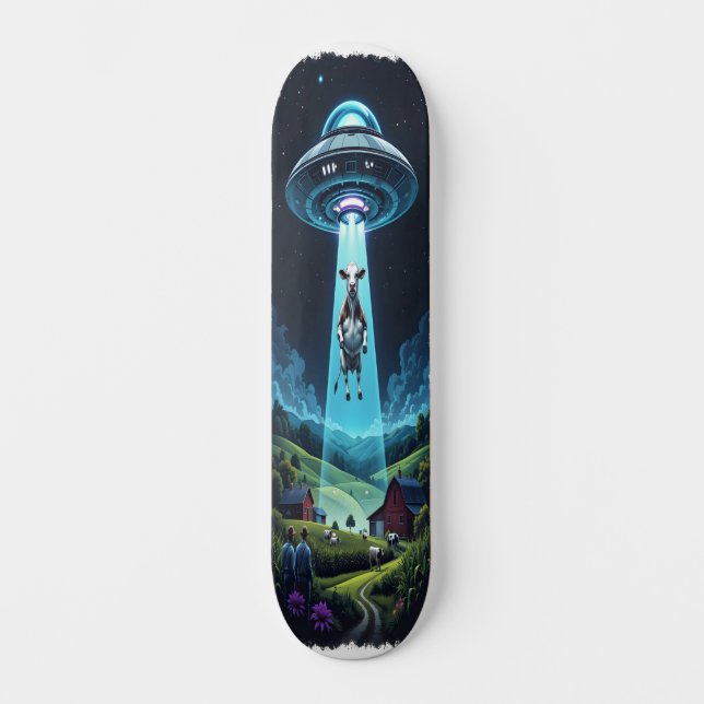 Kosmische Entführung 3 Skateboard (Vorderseite)