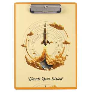 "Kosmische Erkundung enthüllt" Klemmbrett