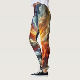 Kosmische Explosion von Frauen Leggings