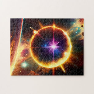 Kosmische Explosionsspuren brechen bei planetarisc Puzzle