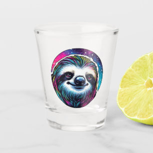 Kosmische Fahne Schnapsglas
