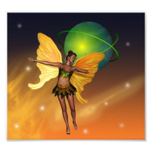 Kosmische Fairy Fotodruck