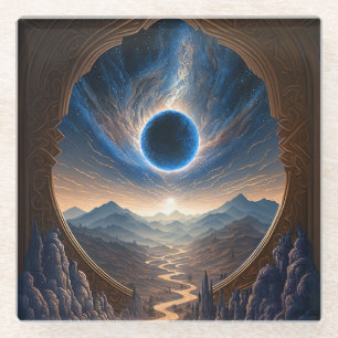 Kosmische Fantasie Weltraumwelt Untersetzer