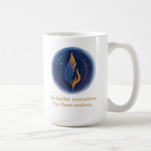 Kosmische Feder Kaffeetasse