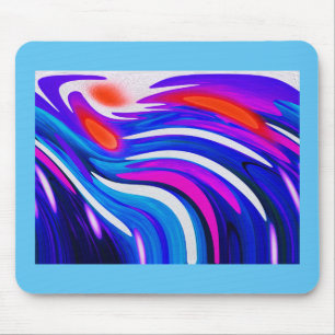 Kosmische Fließkunst Mousepad