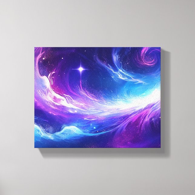 Kosmische Galaxie Kunst Leinwanddruck (Vorderseite)