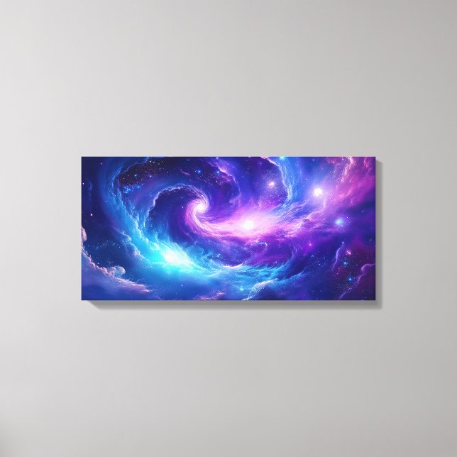 Kosmische Galaxie Kunst Leinwanddruck (Vorderseite)