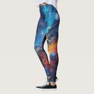 Kosmische Galaxie-Leggings Leggings