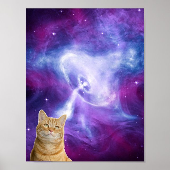 Kosmische Galaxie Poster (Vorne)