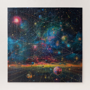 Kosmische Galaxie-Puzzle Puzzle