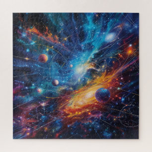 Kosmische Galaxie-Puzzle Puzzle