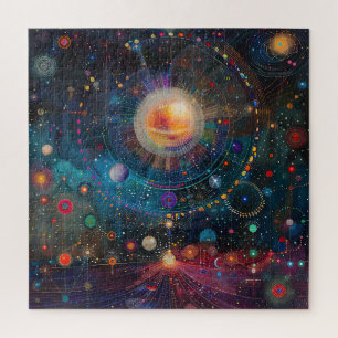 Kosmische Galaxie-Puzzle Puzzle