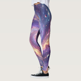 Kosmische Galaxie Spirale Nebel Kunst Leggings