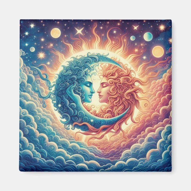 Kosmische Gelassenheit Magnet (Vorne)