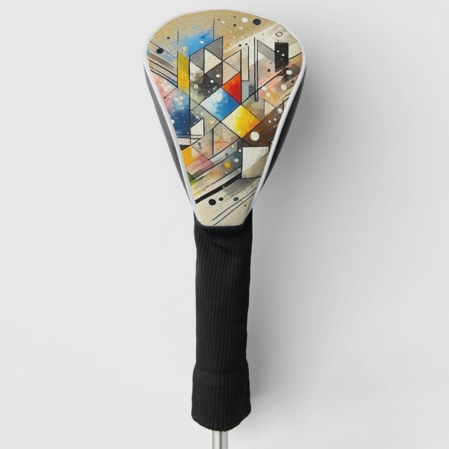 Kosmische Geometrie Golf Headcover (Vorderseite)