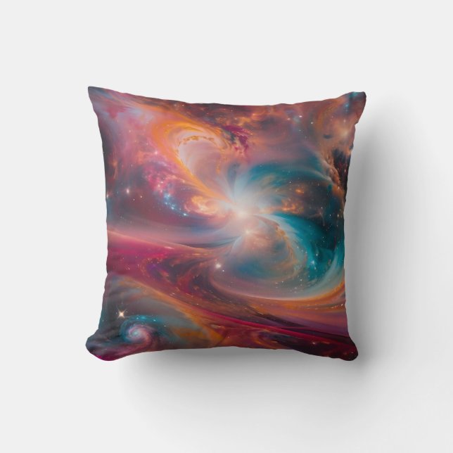 Kosmische Geometrie Kissen (Vorderseite)