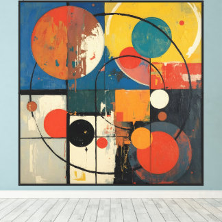 Kosmische Geometrie Leinwanddruck